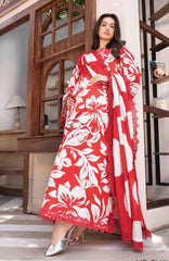 M Basic Elaheh Vol-II By Maria B Unstitched Lawn  Printed  3 Piece Suit - MBSCELPL12 - Summer Collection