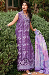 A Moi - Held By Love By Mushq Unstitched Luxury Lawn Embroidered 3 Piece Suit - MQHMAM-12- Lovers Lane-  Summer Collection