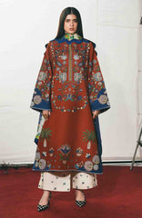 Jugnu by Hussain Rehar Unstitched Lawn Embroidered 3 Piece Suits- -JUGELXL-12- Tahmi- Summer Collection