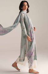 Spring Summer By Iznik Unstitched Lawn Embroidered 3 Piece Suit - IZNSSL-12 -  Summer Collection