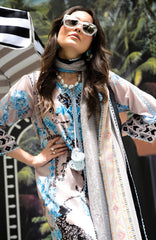 Luxury Printed Lawn By Regalia Unstitched  Lawn Printed 3 Piece Suit  - RGLASIBPRT-08- Lush laila- Summer Collection
