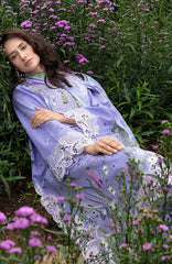 The Secret Garden - Hemline By Mushq Unstitched Lawn  Embroidered 3 Piece Suit MQHMSGL - 02- Daisy Reverie -  Summer Collection