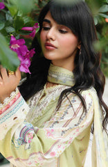 QPrints By Qalamkar Unstitched Lawn Printed 3 Piece Suit QLMQP26 Vaila - 6B - Summer Collection