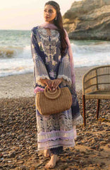 Summer Dream By Manara Unstitched Lawn Embroidered 3 Piece Suit - MNMSDRL-12- Serenity-Summer Collection