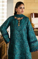 Carnation By Rang Rasiya  Unstitched  Lawn Embroidered 3 Piece Suit RRCRTL-12- Liaro- Summer Collection
