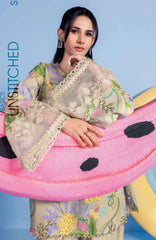Mbasic by Maria B Unstitched Lawn Embroidered 3 Piece Suit - MBSCL-13A -  Summer Collection