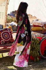 Meili By Zaha Unstitched Lawn Embroidered 3 Piece Suits -ZHMILXL-13A- Yan Hua- Summer Collection