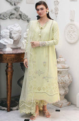Qline by Qalamkar  Unstitched Lawn Embroidered 3 Piece Suit - QLMQDL-13- MoonStone -  Summer Collection
