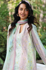QPrints By Qalamkar Unstitched Lawn Printed 3 Piece Suit QLMQP26 Xenia - 7A - Summer Collection