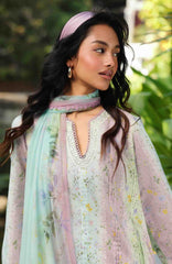 QPrints By Qalamkar Unstitched Lawn Printed 3 Piece Suit QLMQP26 Xenia - 7A - Summer Collection