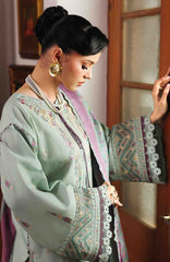 Lumina By Bin Ilyas Unstitched Lawn Embroidered 3 Piece Suit BNLYLMN-013 -  Summer Collection