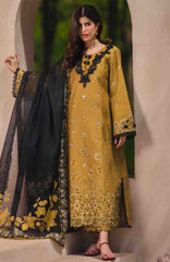 Luxury Eid By Rang Rasiya Unstitched Lawn Embroidered 3 Piece Suit  - RRLELXL-9- Mahi - Summer Collection