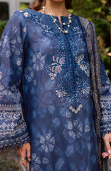 Gardenia By Nureh Unstitched Lawn Embroidered 3 Piece Suit - NRGRDL-07- Summer Collection