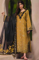 Luxury Eid By Rang Rasiya Unstitched Lawn Embroidered 3 Piece Suit  - RRLELXL-9- Mahi - Summer Collection