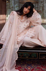 Meili By Zaha Unstitched Lawn Embroidered 3 Piece Suits -ZHMILXL-14A- Tao Rou- Summer Collection