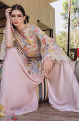 Mprints Safari Scape by Maria B Unstitched Lawn Embroidered 3 Piece Suit - MBMPSSL-14A -  Summer Collection