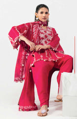 Mbasic by Maria B Unstitched Lawn Embroidered 3 Piece Suit - MBSCL-14A -  Summer Collection