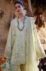 Meili By Zaha Unstitched Lawn Embroidered 3 Piece Suits -ZHMILXL-14B- Tao Rou- Summer Collection