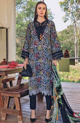 Mprints Safari Scape by Maria B Unstitched Lawn Embroidered 3 Piece Suit - MBMPSSL-14B -  Summer Collection