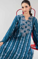 Mbasic by Maria B Unstitched Lawn Embroidered 3 Piece Suit - MBSCL-14B -  Summer Collection