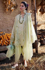 Meili By Zaha Unstitched Lawn Embroidered 3 Piece Suits -ZHMILXL-14B- Tao Rou- Summer Collection