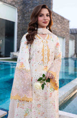 Carnation By Rang Rasiya  Unstitched  Lawn Embroidered 3 Piece Suit RRCRTL-14- Lily- Summer Collection