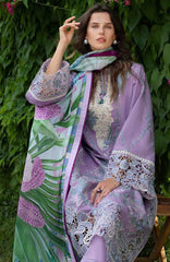 The Secret Garden - Hemline By Mushq Unstitched Lawn  Embroidered 3 Piece Suit MQHMSGL - 04-Dewdrop Dance -  Summer Collection