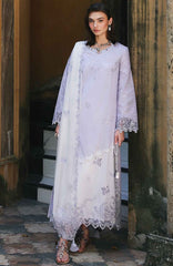 Qline by Qalamkar  Unstitched Lawn Embroidered 3 Piece Suit - QLMQDL-14-Aleen -  Summer Collection