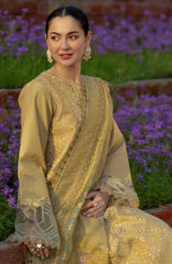 Luxury Eid By Rang Rasiya Unstitched Lawn Embroidered 3 Piece Suit  - RRLELXL-10- Raha - Summer Collection