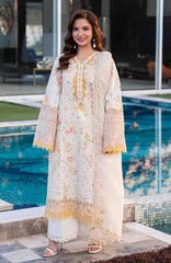 Carnation By Rang Rasiya  Unstitched  Lawn Embroidered 3 Piece Suit RRCRTL-14- Lily- Summer Collection