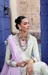 Reine Luxury By Republic Unstitched Lawn Embroidered 3 Piece Suits- RPRLXL-5A- Perla- Summer Collection