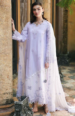 Qline by Qalamkar  Unstitched Lawn Embroidered 3 Piece Suit - QLMQDL-14-Aleen -  Summer Collection