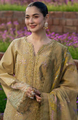 Luxury Eid By Rang Rasiya Unstitched Lawn Embroidered 3 Piece Suit  - RRLELXL-10- Raha - Summer Collection