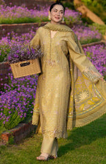 Luxury Eid By Rang Rasiya Unstitched Lawn Embroidered 3 Piece Suit  - RRLELXL-10- Raha - Summer Collection