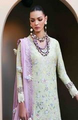 Reine Luxury By Republic Unstitched Lawn Embroidered 3 Piece Suits- RPRLXL-5A- Perla- Summer Collection