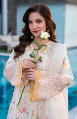 Carnation By Rang Rasiya  Unstitched  Lawn Embroidered 3 Piece Suit RRCRTL-14- Lily- Summer Collection
