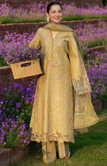 Luxury Eid By Rang Rasiya Unstitched Lawn Embroidered 3 Piece Suit  - RRLELXL-10- Raha - Summer Collection