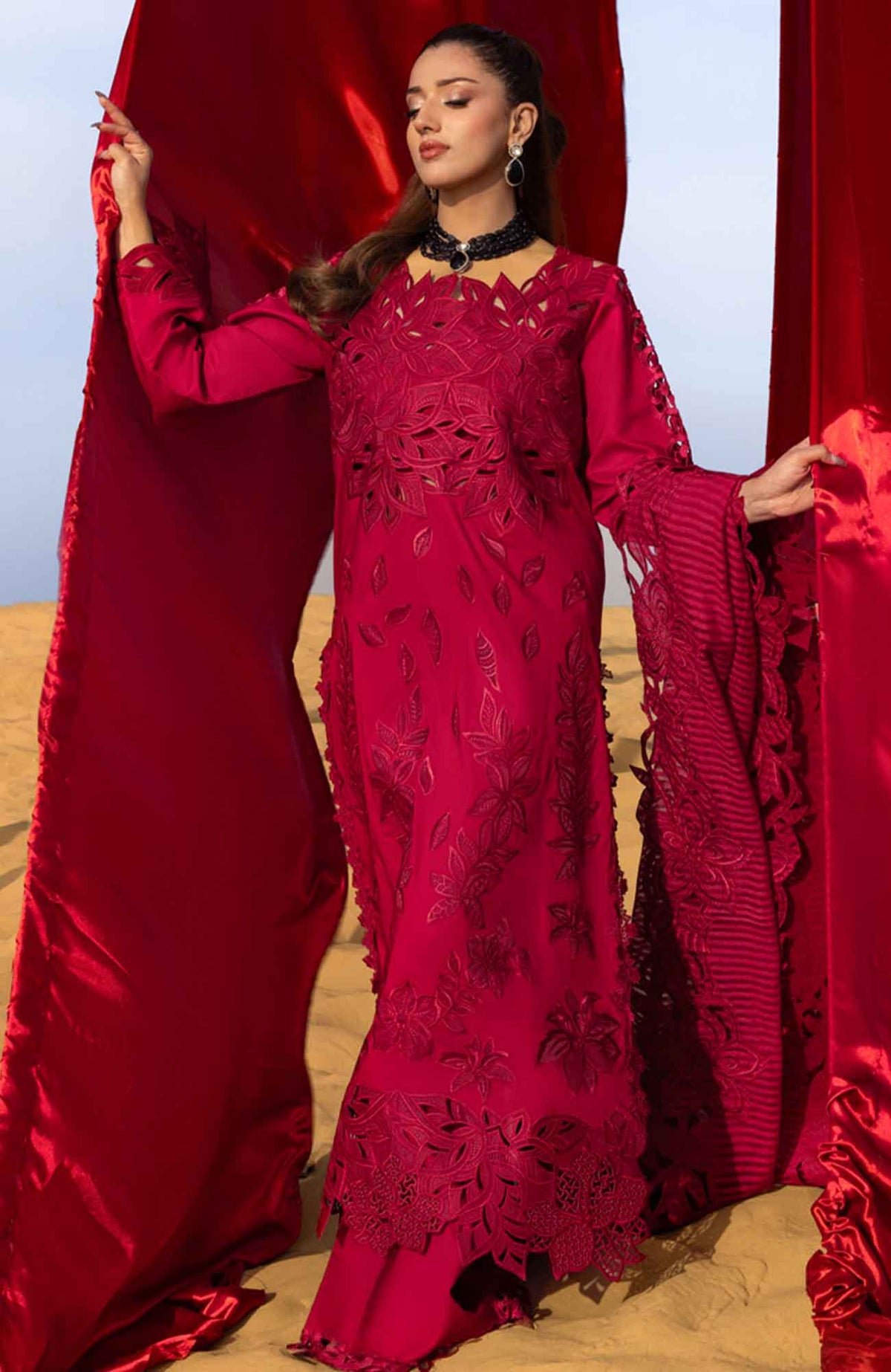 Premium by Rang Rasiya  Unstitched  Lawn Embroidered 3 Piece Suit - RRPRML-02 - Rameen Summer Collection