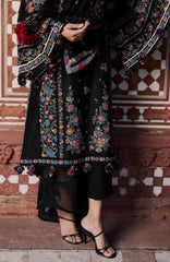 Zan By Hussain Rehar Unstitched Lawn Embroidered 3 Piece Suit -HRZANLXL-01- Aswa- Summer Collection