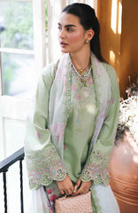Qline by Qalamkar  Unstitched Lawn Embroidered 3 Piece Suit - QLMQDL-15- Rivah -  Summer Collection