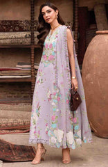 Breeze by  Saira Shakira Unstitched Lawn Embroidered 3 Piece Suits -SRSKBLXL-6B- Rose- Summer Collection