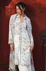 QPrints By Qalamkar Unstitched Lawn Printed 3 Piece Suit QLMQP26 Aerin - 8A - Summer Collection