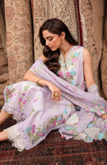 Breeze by  Saira Shakira Unstitched Lawn Embroidered 3 Piece Suits -SRSKBLXL-6B- Rose- Summer Collection