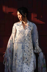 QPrints By Qalamkar Unstitched Lawn Printed 3 Piece Suit QLMQP26 Aerin - 8A - Summer Collection