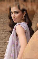 Breeze by  Saira Shakira Unstitched Lawn Embroidered 3 Piece Suits -SRSKBLXL-6B- Rose- Summer Collection