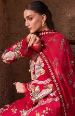Breeze by  Saira Shakira Unstitched Lawn Embroidered 3 Piece Suits -SRSKBLXL-6A- Rose- Summer Collection