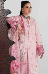 Festive Lawn By Qalamkar Unstitched Lawn Embroidered 3 Piece Suit  - QLMFSTL-04-Norah - Summer Collection