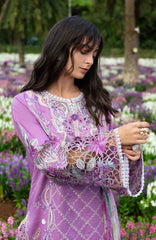 The Secret Garden - Hemline By Mushq Unstitched Lawn  Embroidered 3 Piece Suit MQHMSGL - 011 - Secret Thicket -  Summer Collection