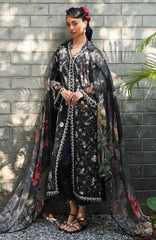 QPrints By Qalamkar Unstitched Lawn Printed 3 Piece Suit QLMQP26 Eavan - 8B - Summer Collection