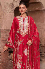 Breeze by  Saira Shakira Unstitched Lawn Embroidered 3 Piece Suits -SRSKBLXL-6A- Rose- Summer Collection